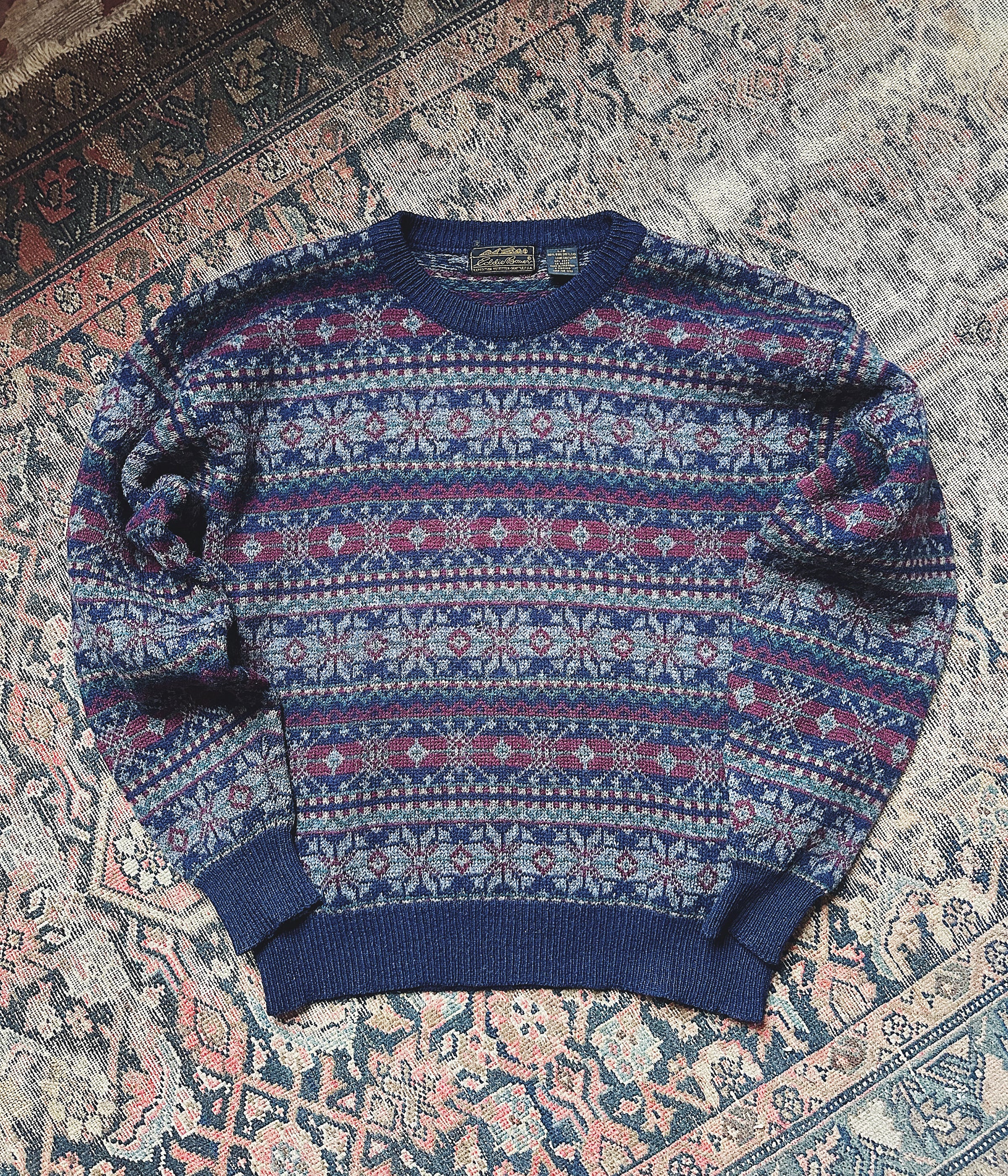 Vintage Eddie Bauer Fair Isle Sweater – Wooden Sleepers