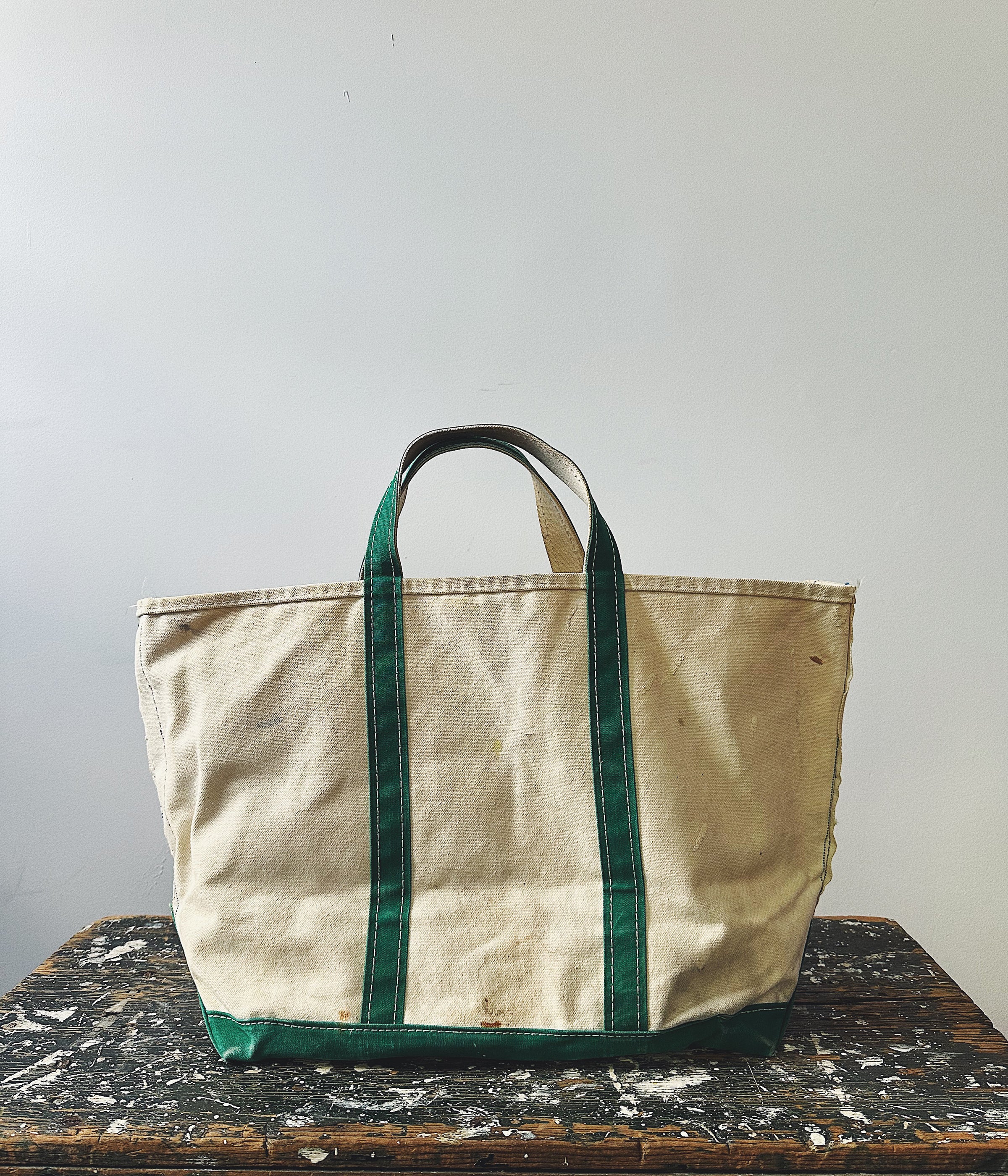 バッグ 00s Vintage LL BEAN Solid Boat & Tote L IMG_2627_d469facf-4ac6-44aa-