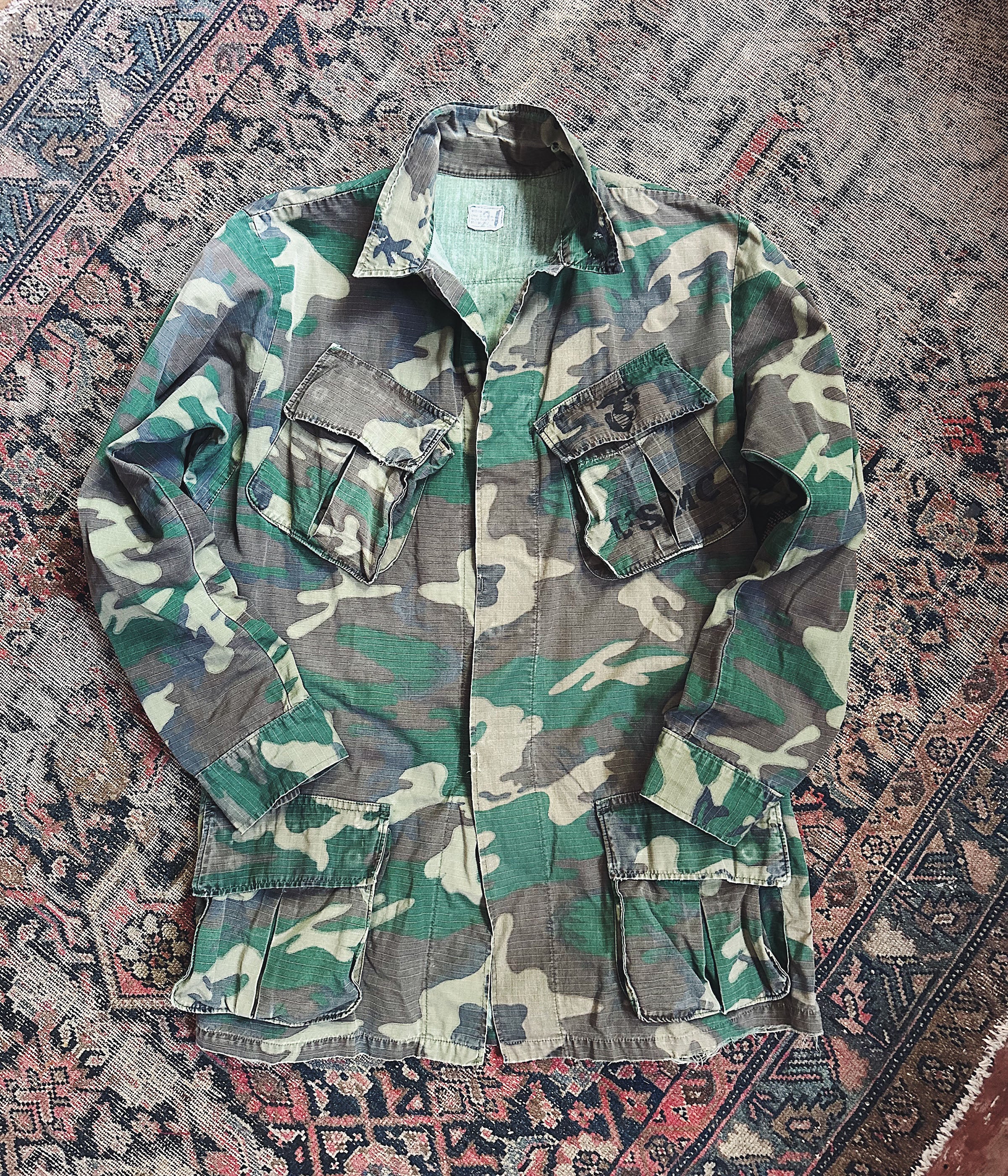 Vintage ERDL Camo Jungle Jacket – Large – Wooden Sleepers