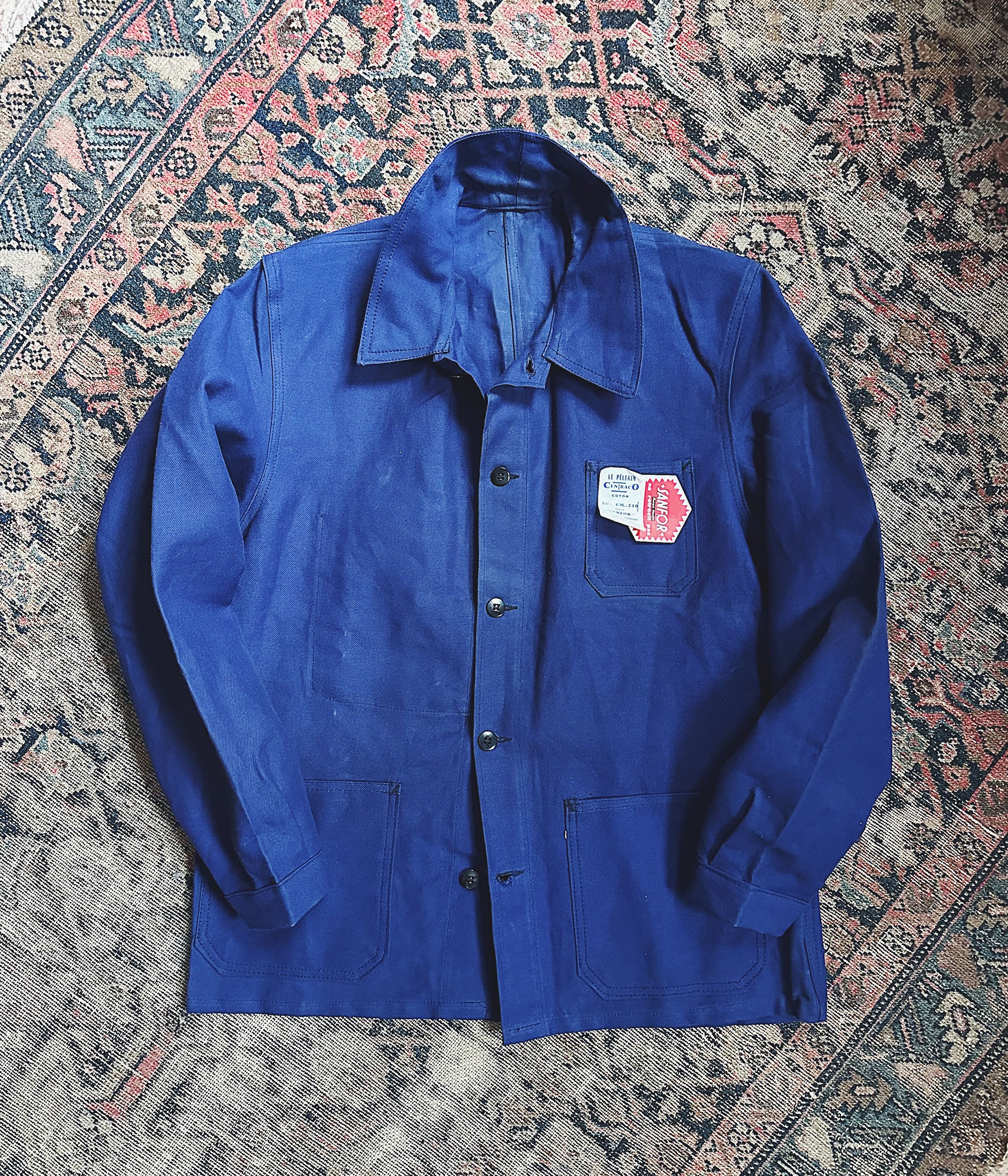 90s French ヴィンテージWork Atelier LOGO Coat 90s French ヴィンテージWork Atelier LOGO Coat Vintage French