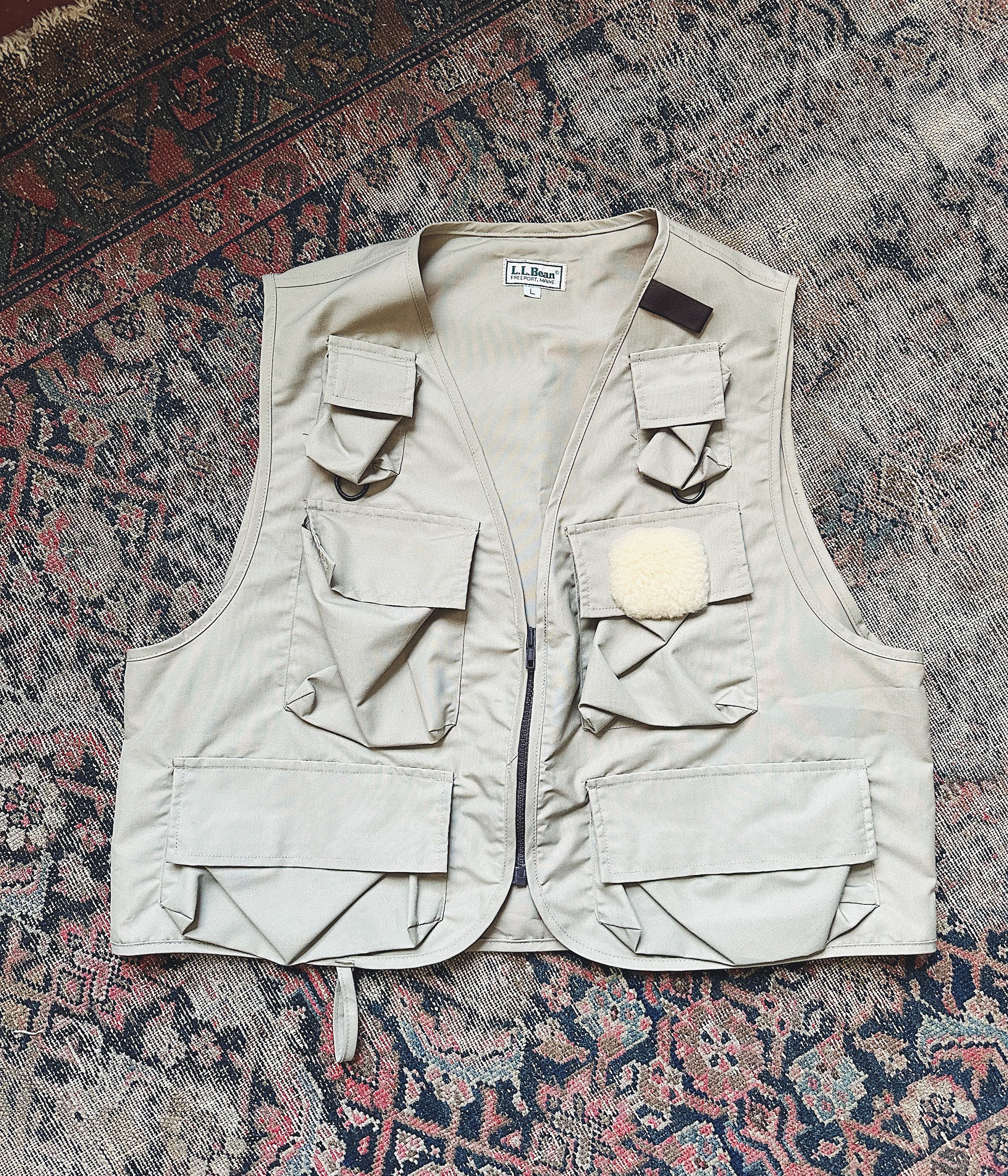 Vintage NOS Fishing Vest – Size Large – Wooden Sleepers