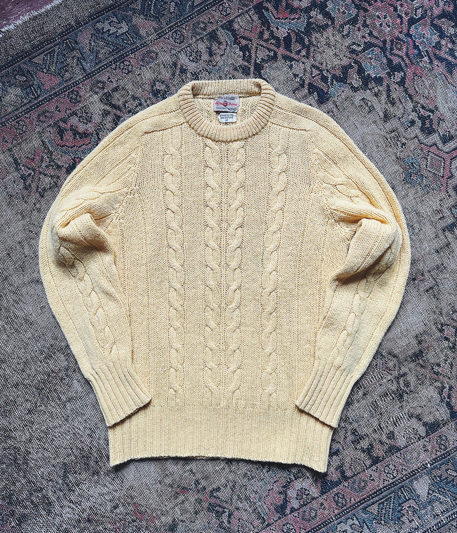 Vintage Alan Paine Cable Knit Sweater