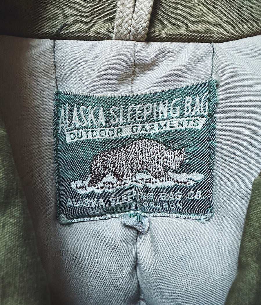 Vintage Alaska Sleeping Bag Down Jacket