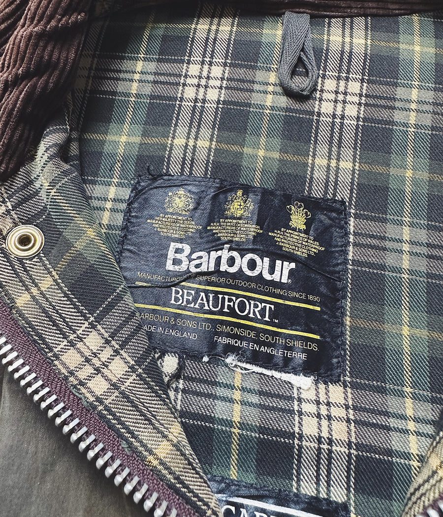 Vintage Barbour Beaufort Waxed Jacket