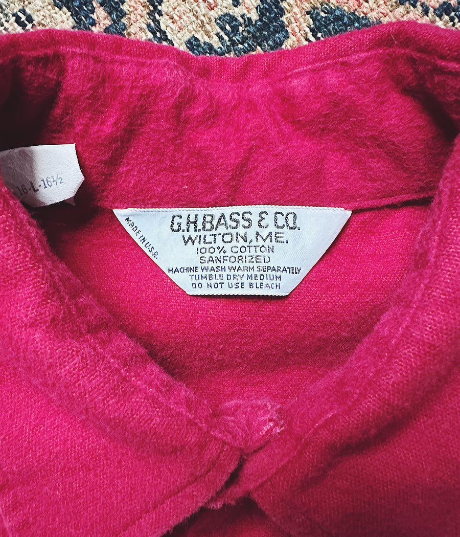 Vintage G.H. Bass Chamois Shirt