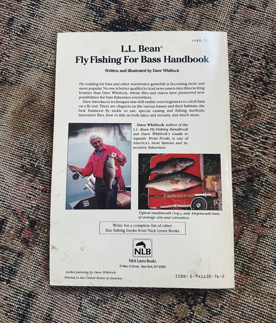 Vintage L.L.Bean Fly Fishing For Bass Book