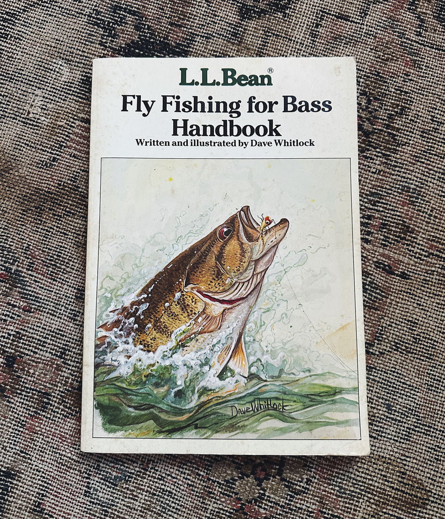 Vintage L.L.Bean Fly Fishing For Bass Book