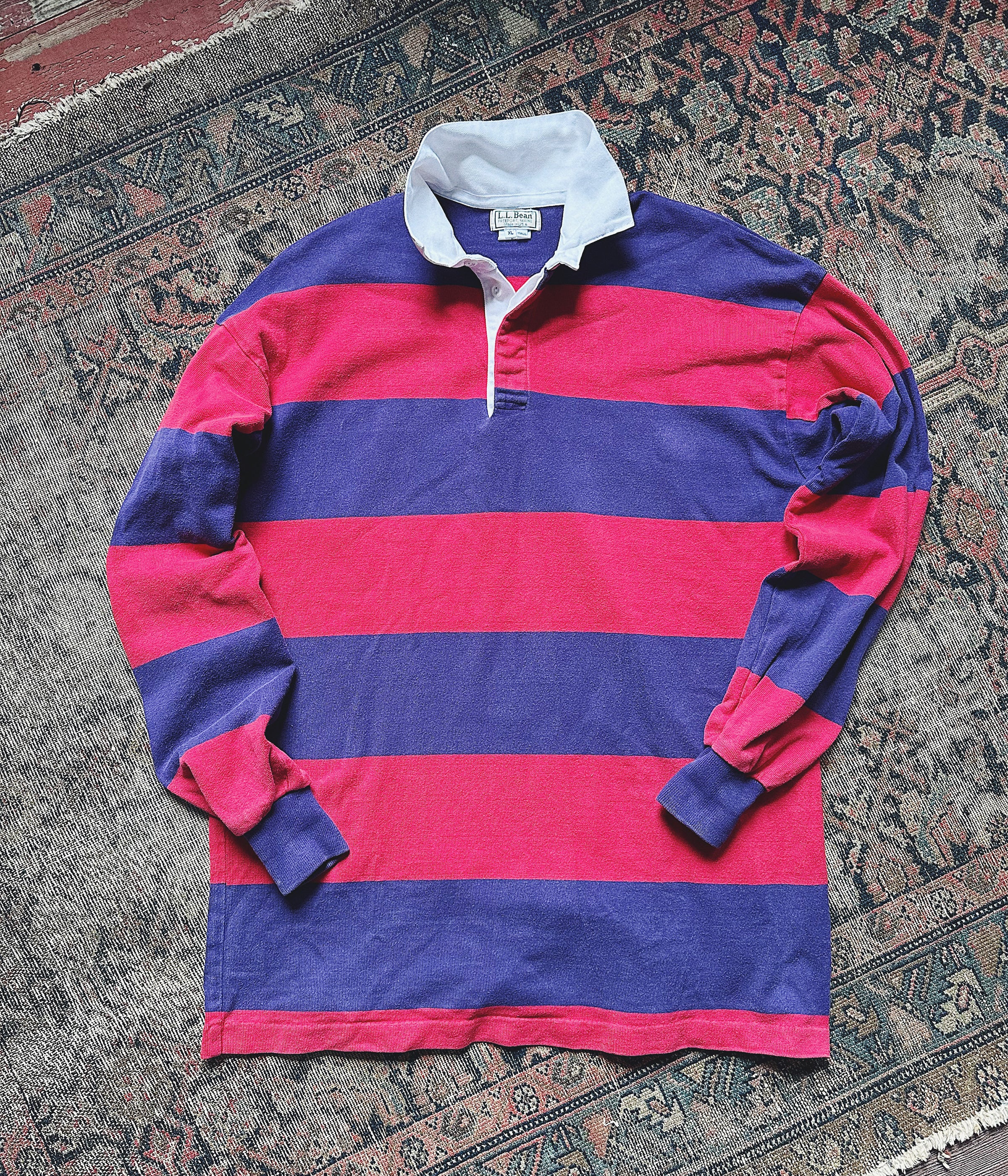 ウェア 80s Vintage LL Bean rugby shirt made usa Vintage L.L.Bean Rugby Shirt – Wooden Sleepers