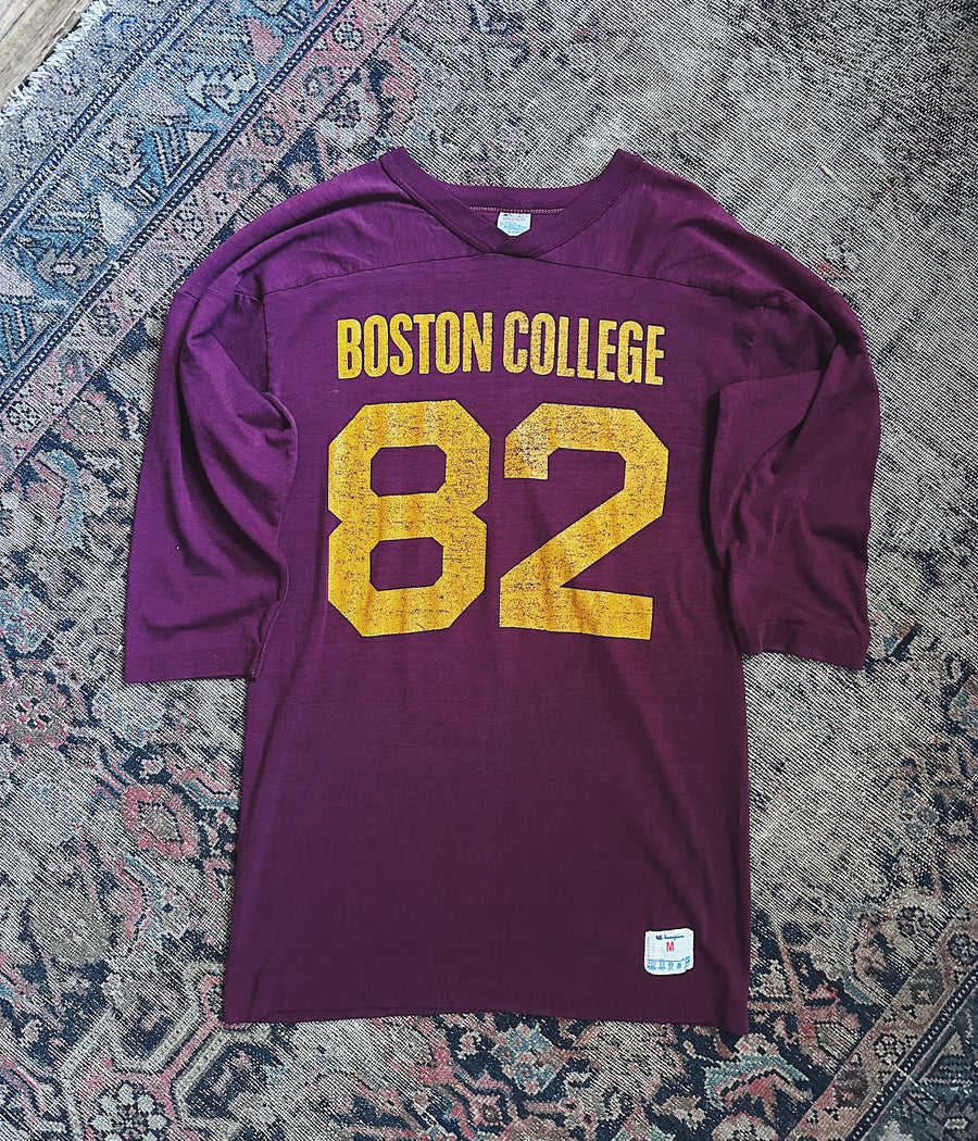 Vintage Boston Collage Cotton Jersey – Small