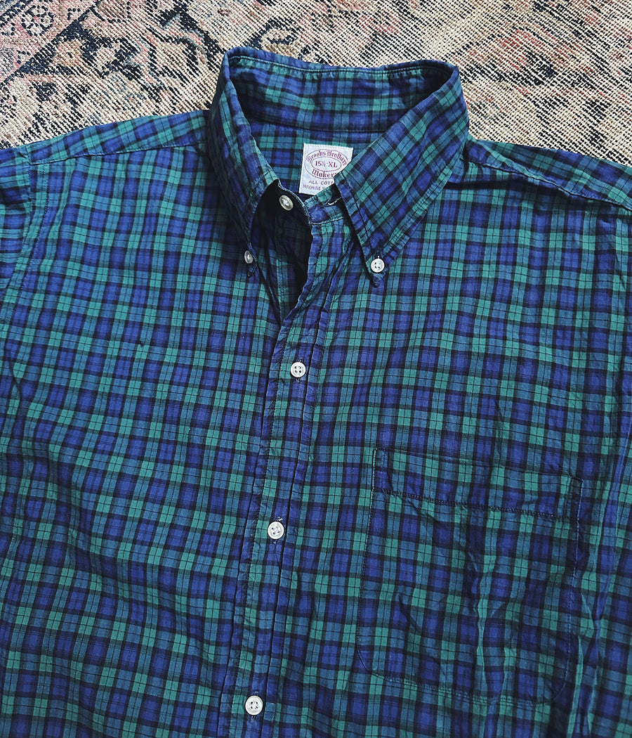 Vintage Brooks Brothers Tartan Shirt – Medium