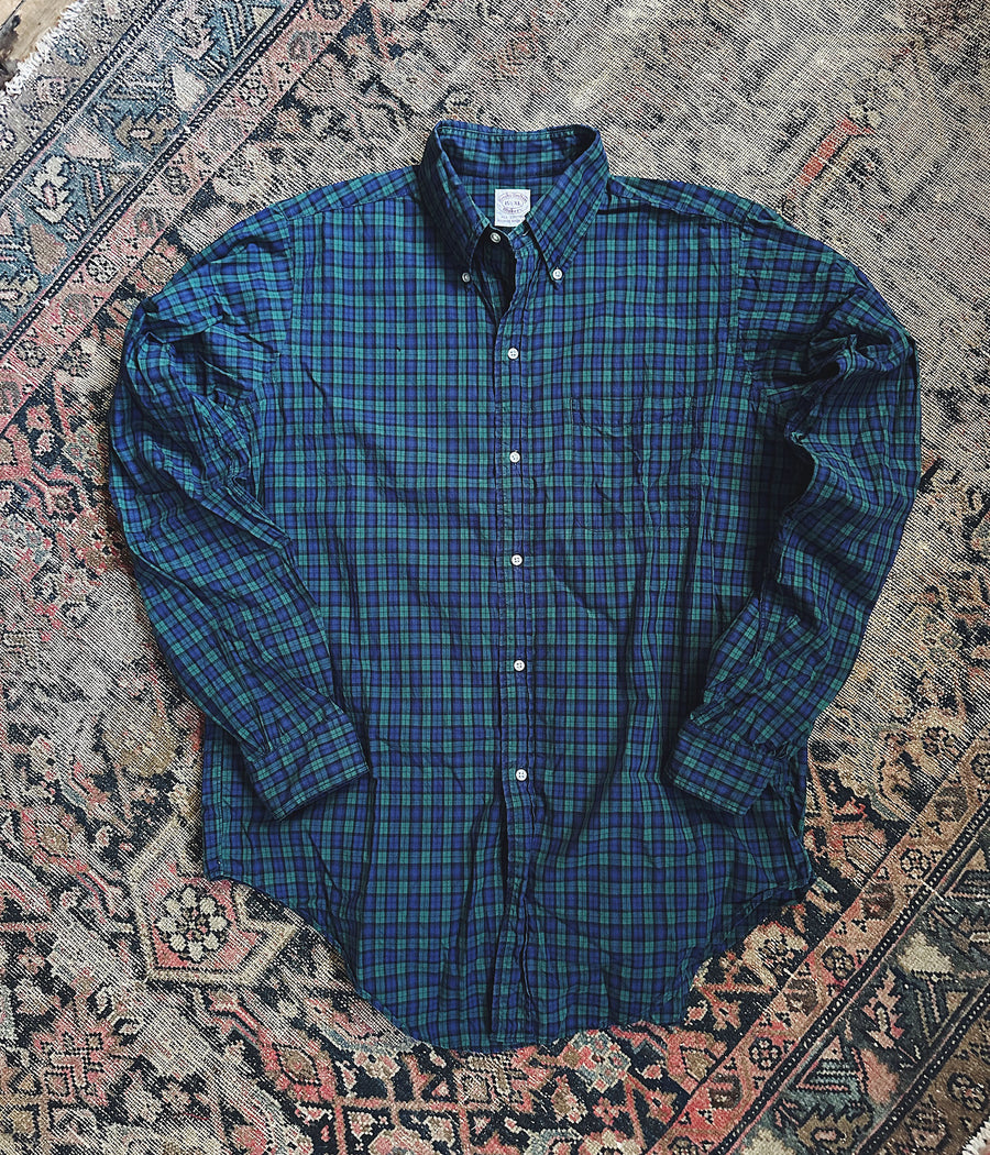 Vintage Brooks Brothers Tartan Shirt – Medium