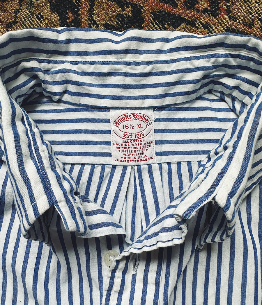 Vintage Brooks Brother Bengal Stripe Shirt