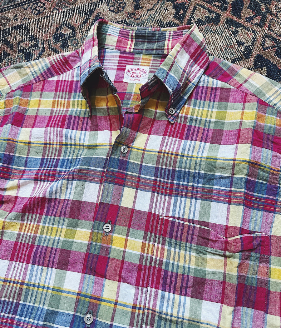 Vintage Brooks Brothers Madras Shirt