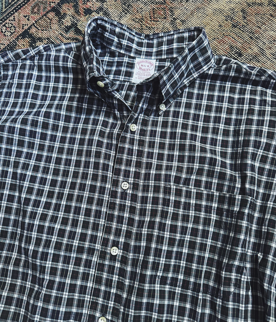 Vintage Brooks Brothers Tartan Shirt – Large