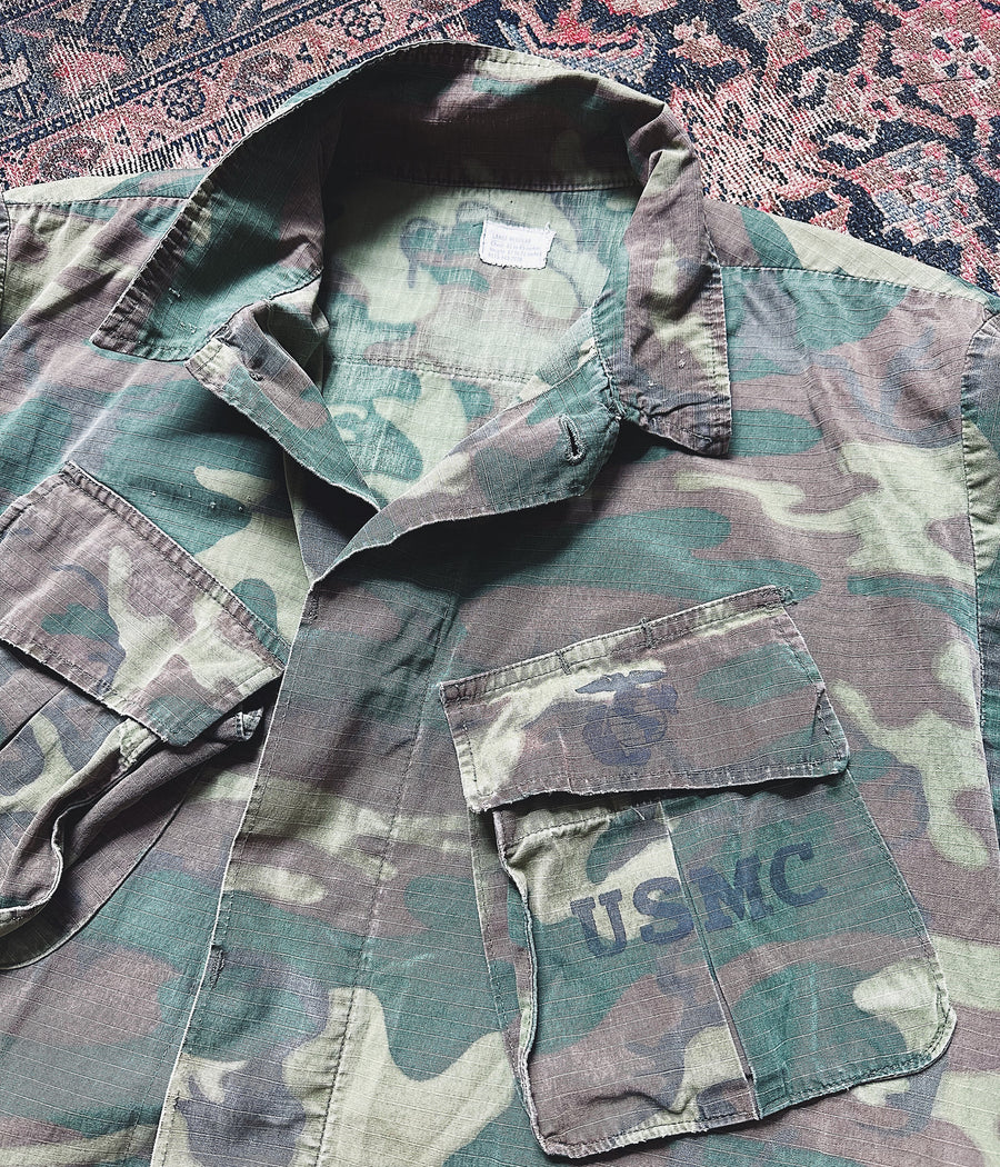 Vintage Military Camo Jungle Jacket