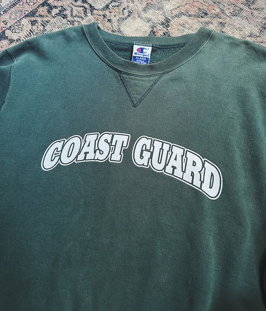 Vintage Coast Guard Champion Reverse Weave Sweatshirt – Large