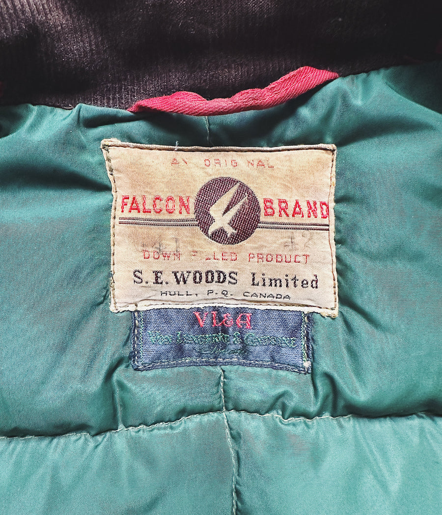 Vintage Falcon Brand Down Hunting Jacket
