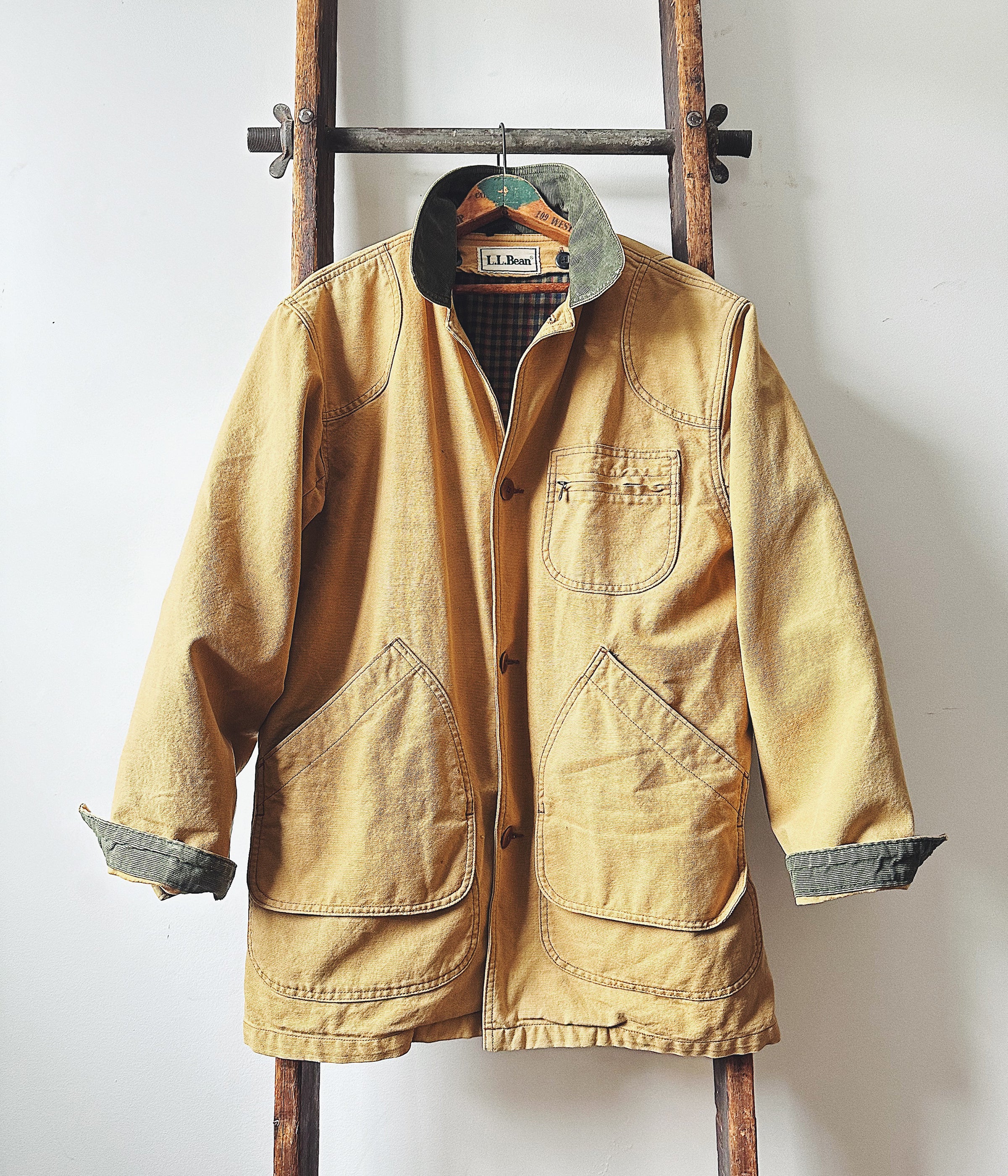 Vintage 1980s L.L.Bean Field Coat – Large – Wooden Sleepers