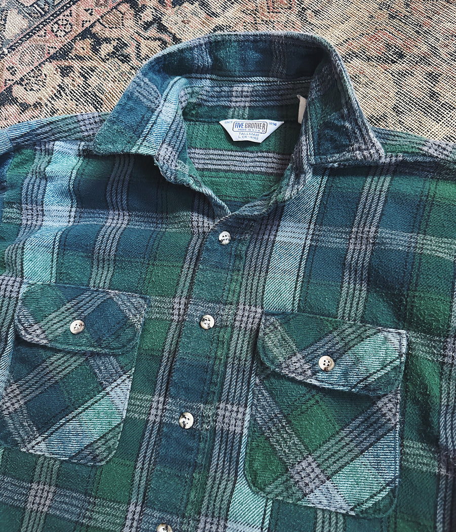 Vintage Five Brother Flannel Shirt – Large