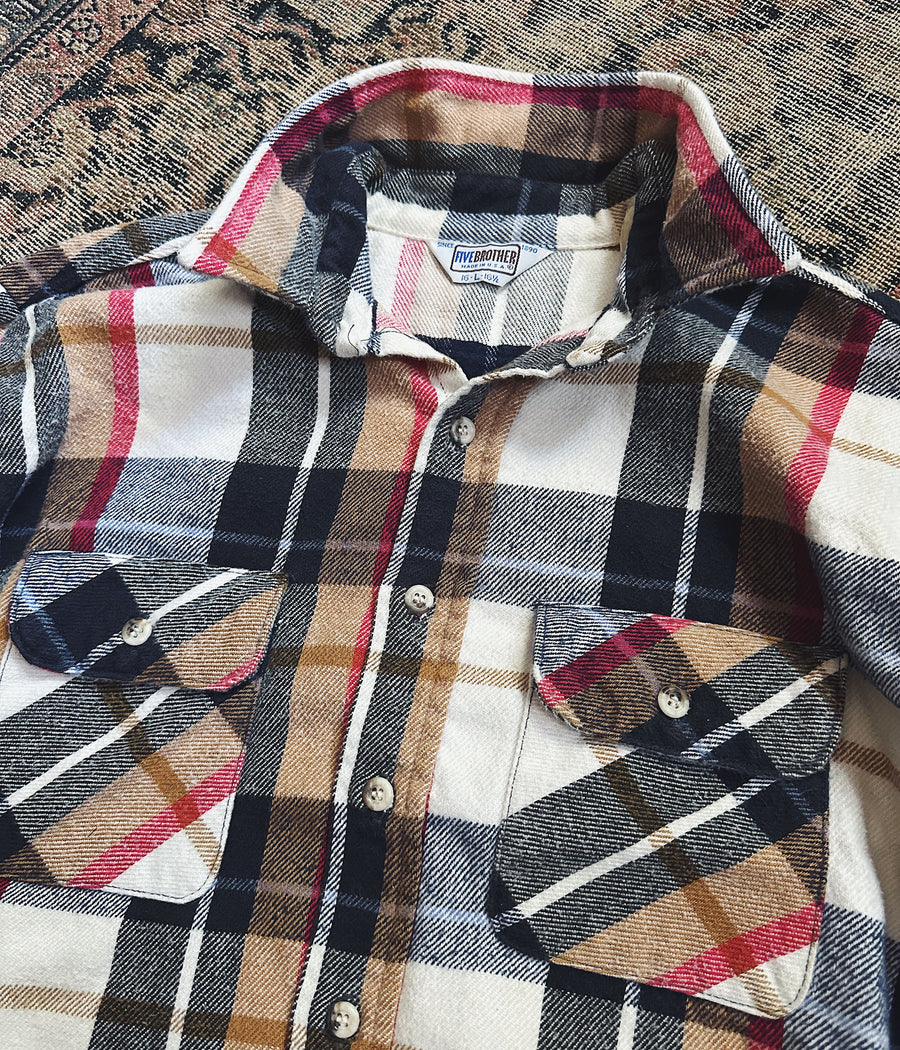 Vintage Five Brother Flannel Shirt – Large