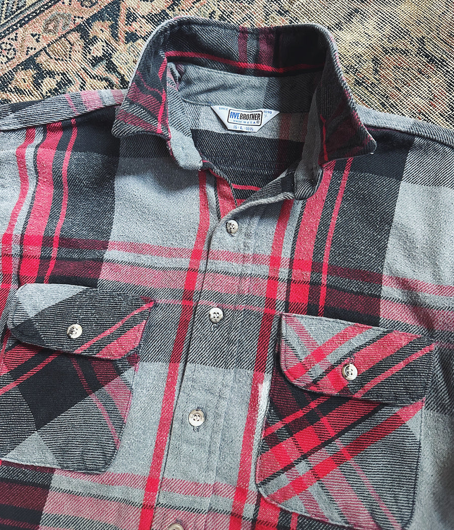 Vintage Five Brother Flannel Shirt – Large
