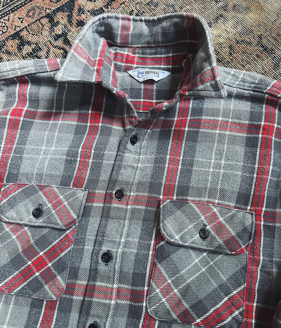 Vintage Five Brother Flannel Shirt – Large
