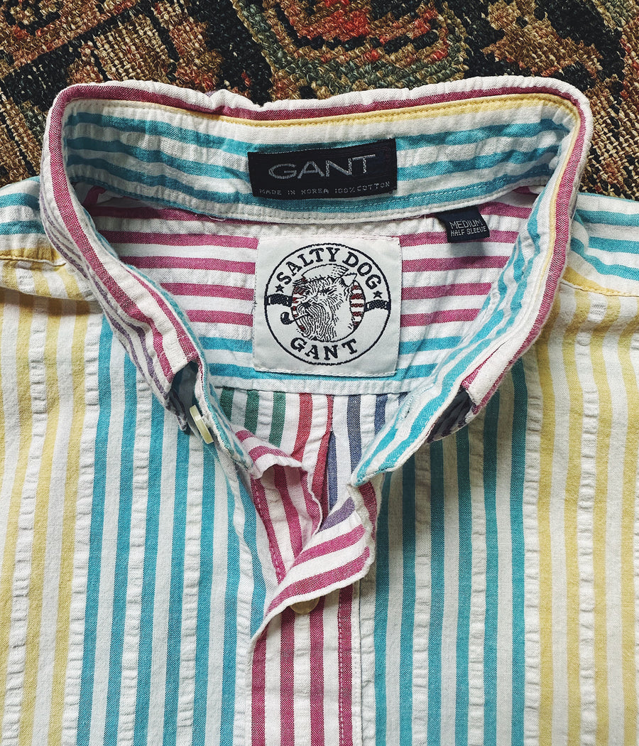 Vintage Gant Seersucker Fun Shirt