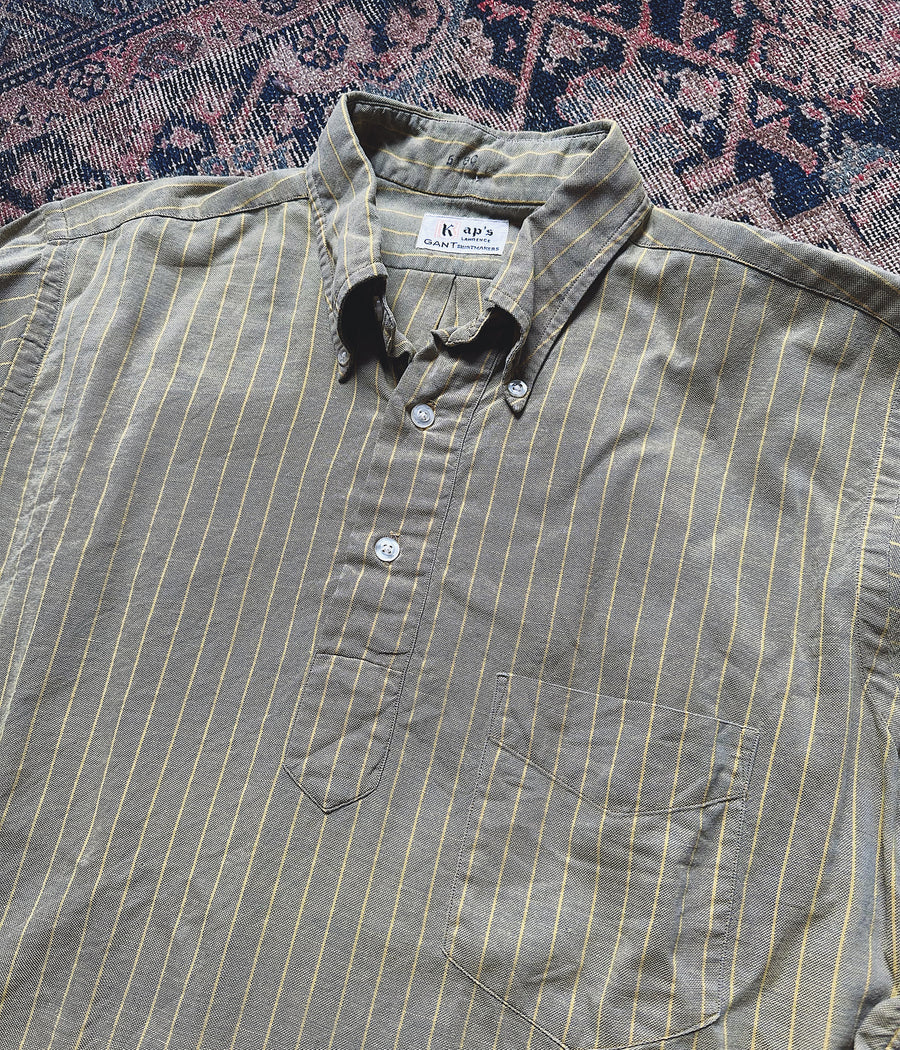 Vintage Gant Pullover Oxford Cloth Button Down Shirt