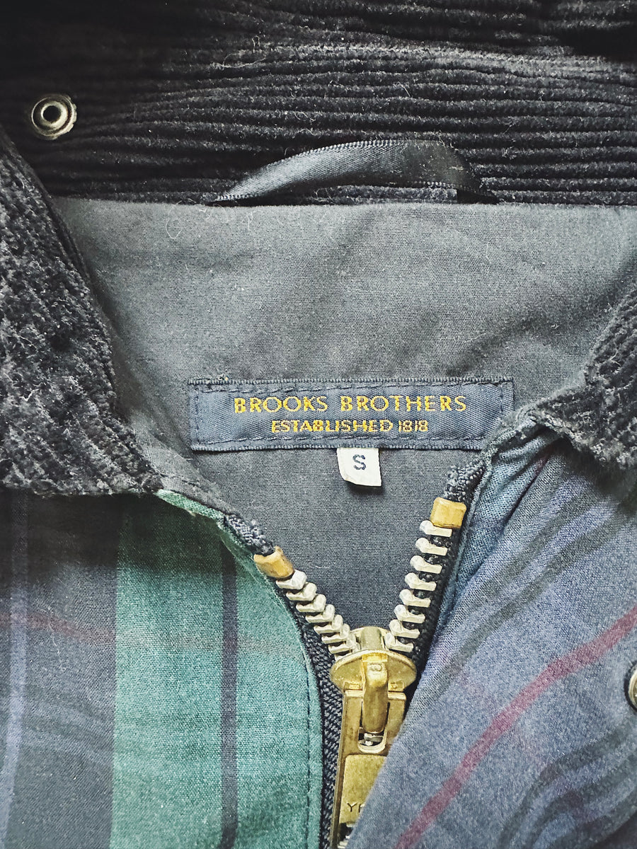 Vintage Brooks Brothers Waxed Tartan Jacket