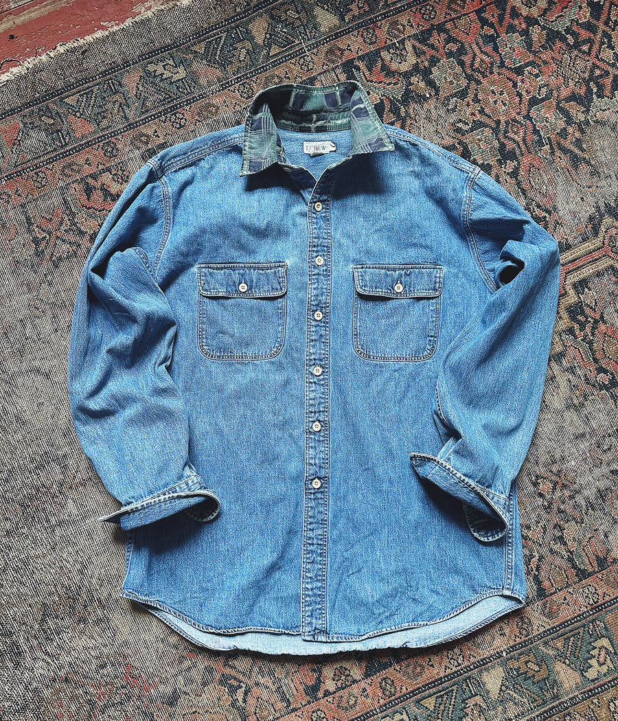 Vintage J. Crew Denim Shirt – Wooden Sleepers Vintage J. Crew Denim Shirt – Wooden Sleepers