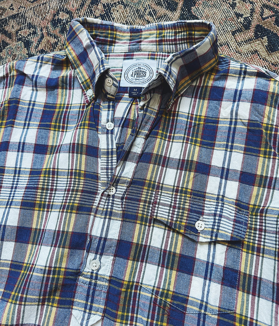 J. Press Madras Popover Shirt