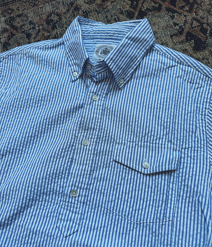 J. Press Seersucker Popover Shirt