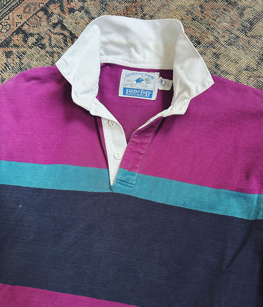 Vintage Lands' End Rugby Shirt – Medium
