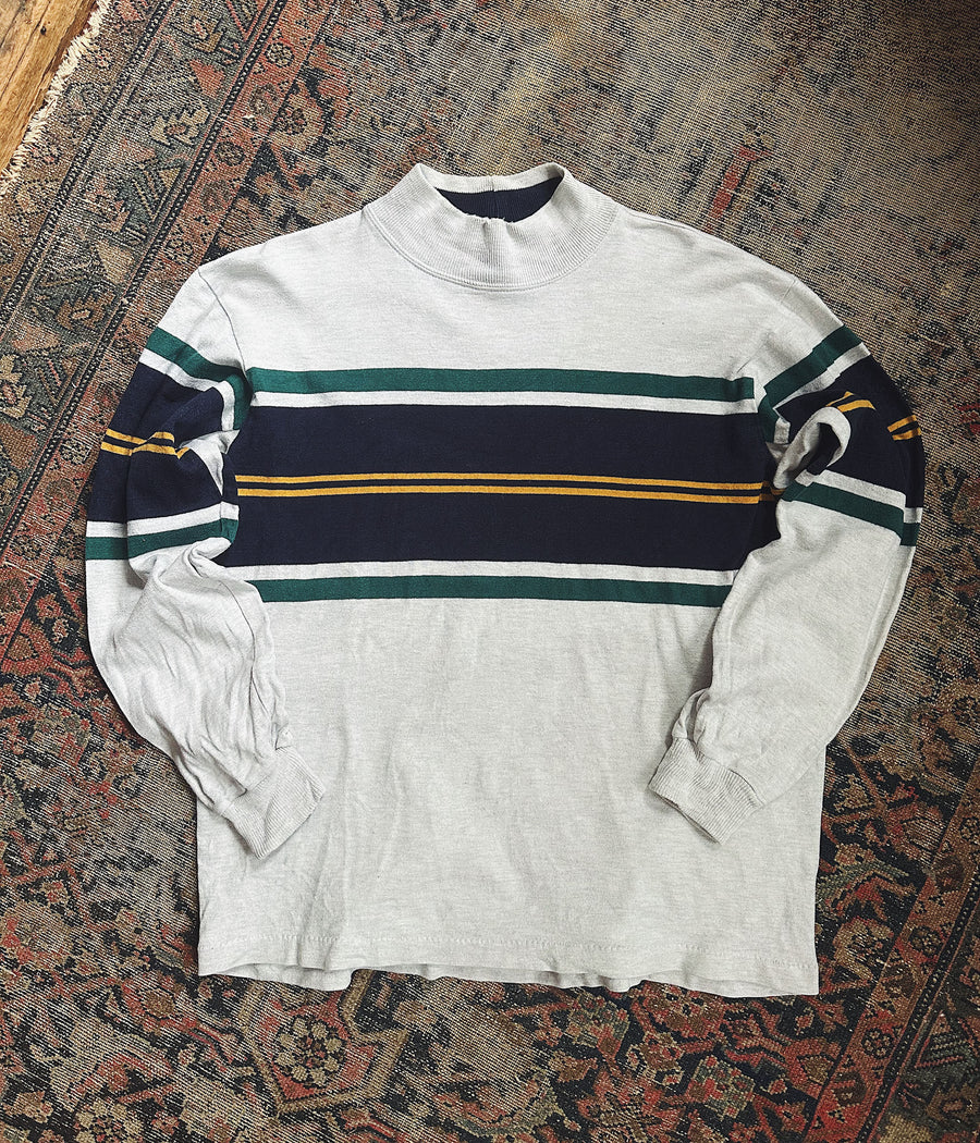 Vintage L.L.Bean Mock Neck Shirt – Large