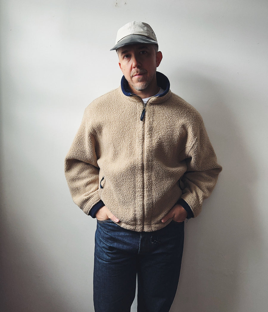 Vintage L.L.Bean Deep Pile Fleece Jacket – XL