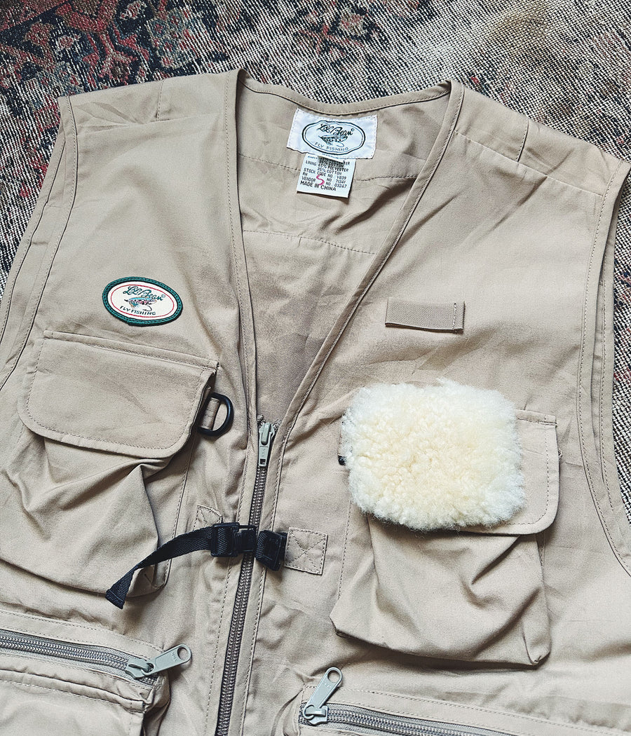 Vintage L.L.Bean Fishing Vest – Size Medium – Wooden Sleepers