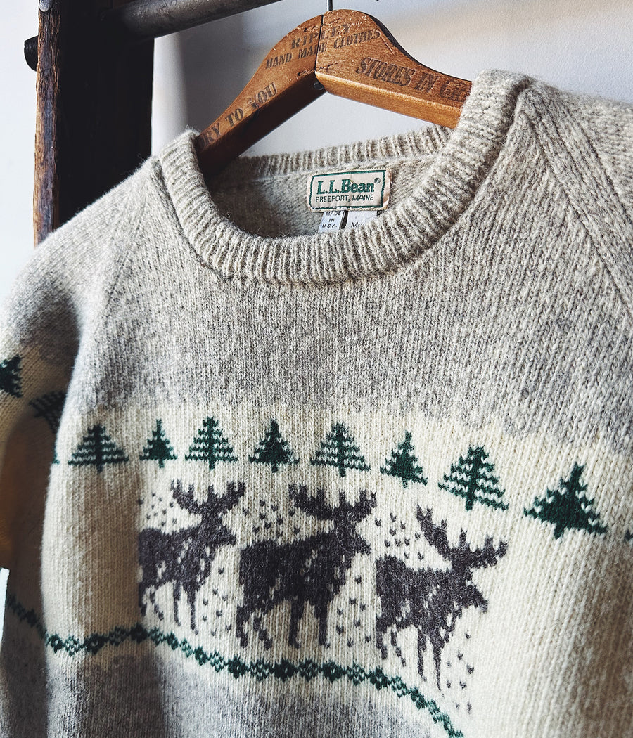 Vintage L.L.Bean Ragg Wool Sweater – Medium