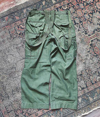 vintage Euro military？us military m-51？ Vintage M-1951 Military Trousers Field Pants Cargo Size
