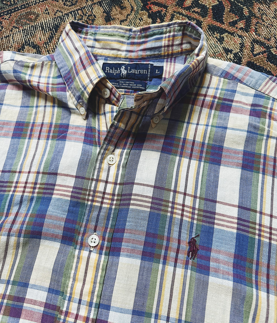 Vintage Madras Shirt