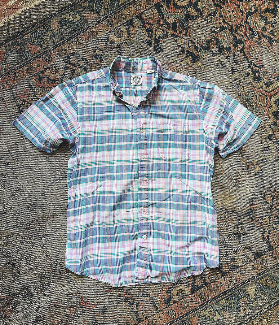 Vintage Short Sleeve Madras Shirt