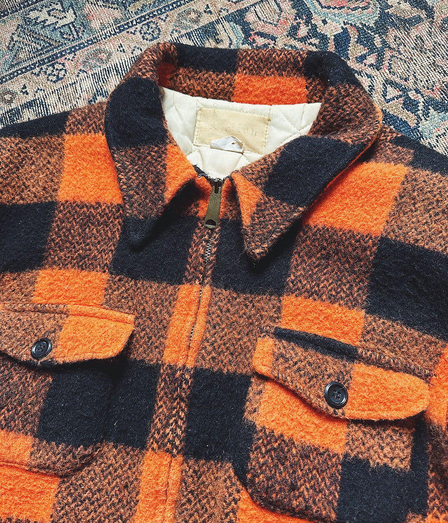 Vintage Melton Brand Quilted Wool Jacket