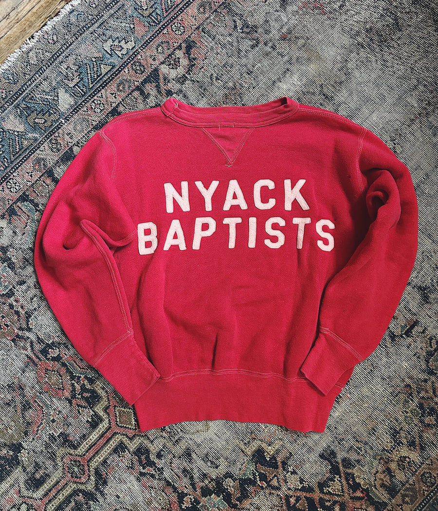 Vintage Nyack Baptists Double V Sweatshirt – Large