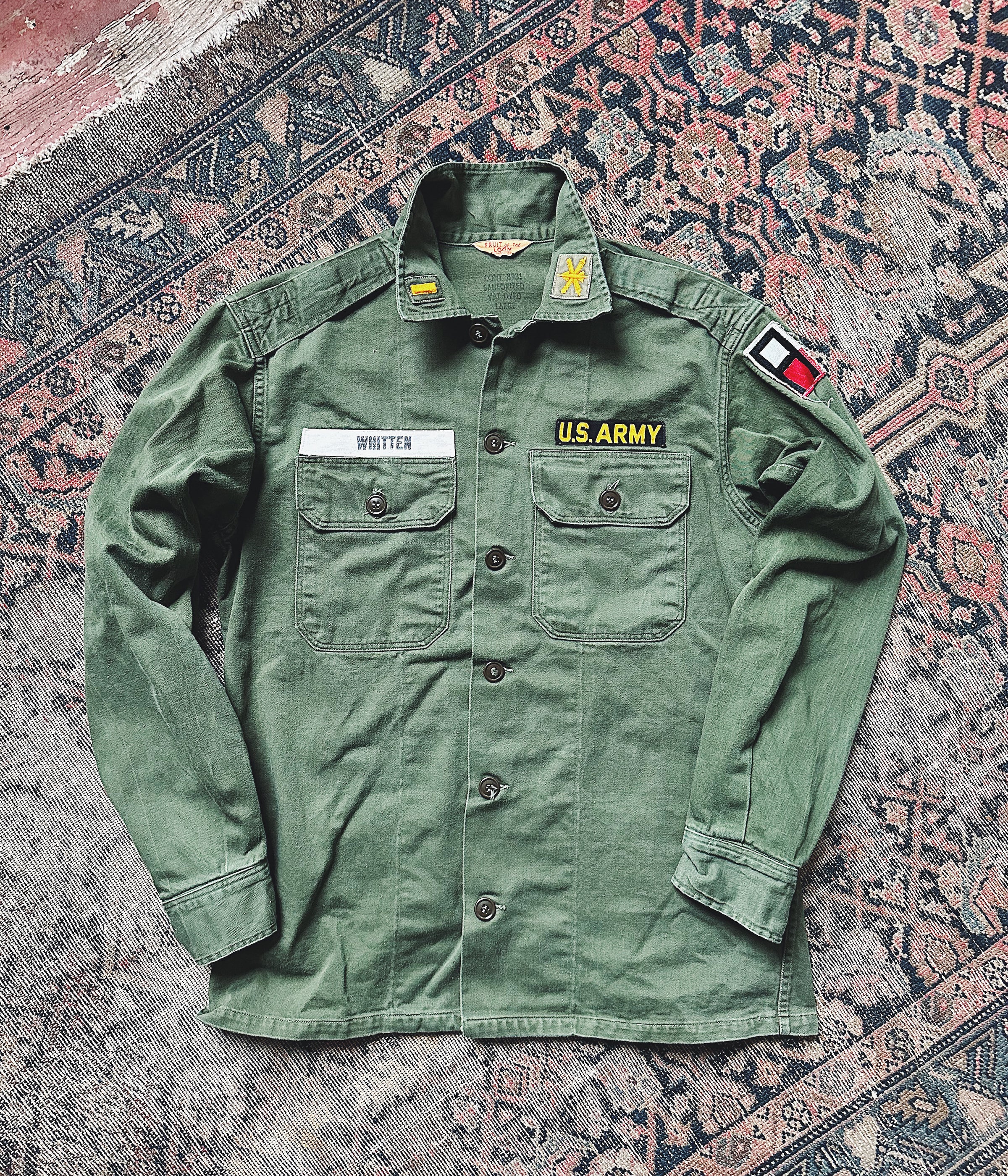 us army og 107 shirt