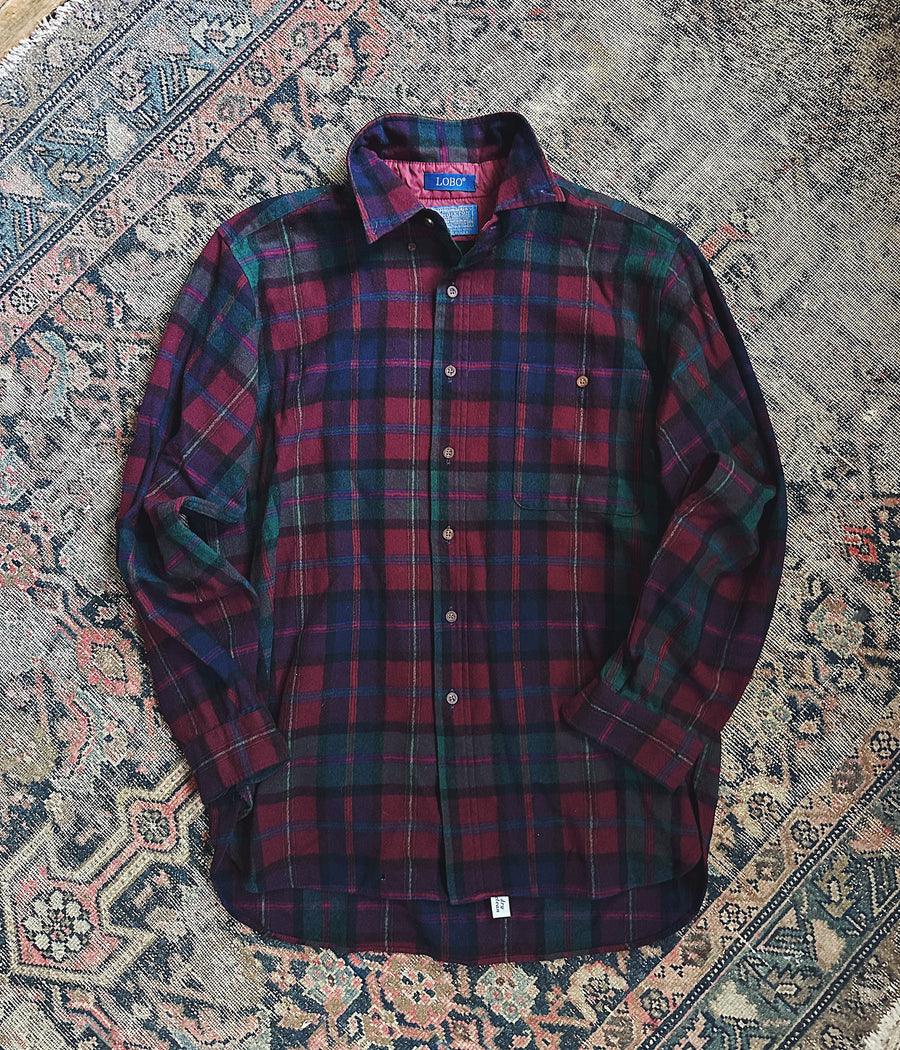 Vintage Pendleton Tartan Wool Shirt – Large