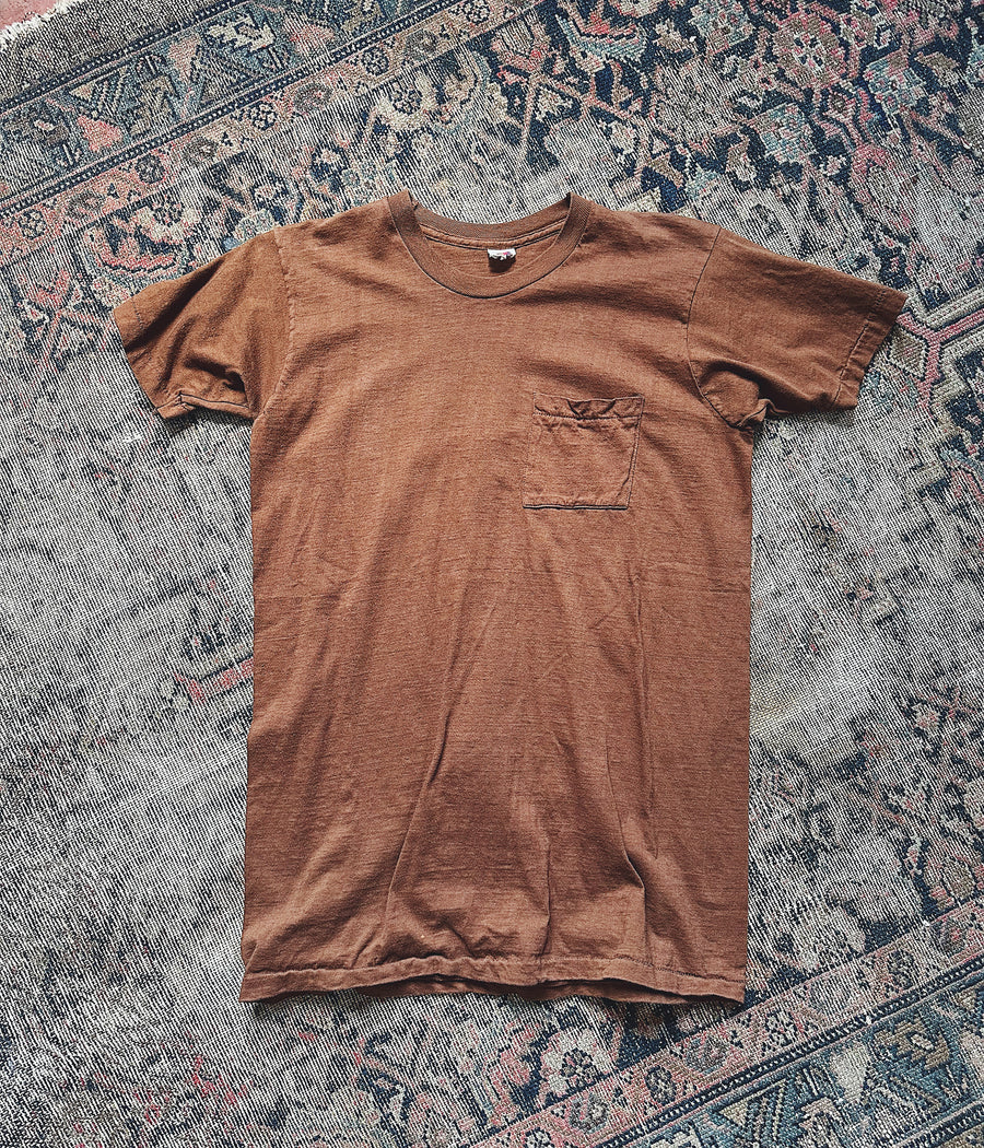 Vintage Fruit Of The Loom Pocket T-shirt