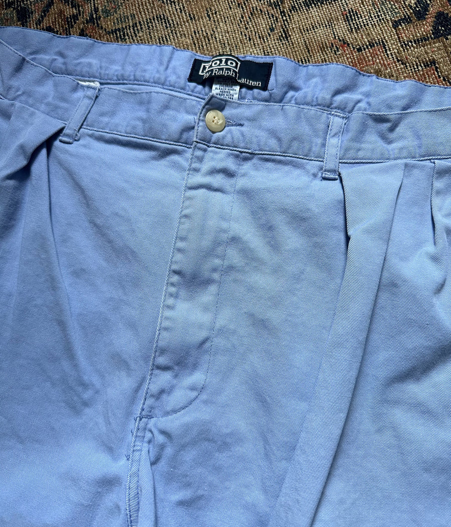 Vintage Polo Chino Pleated Shorts