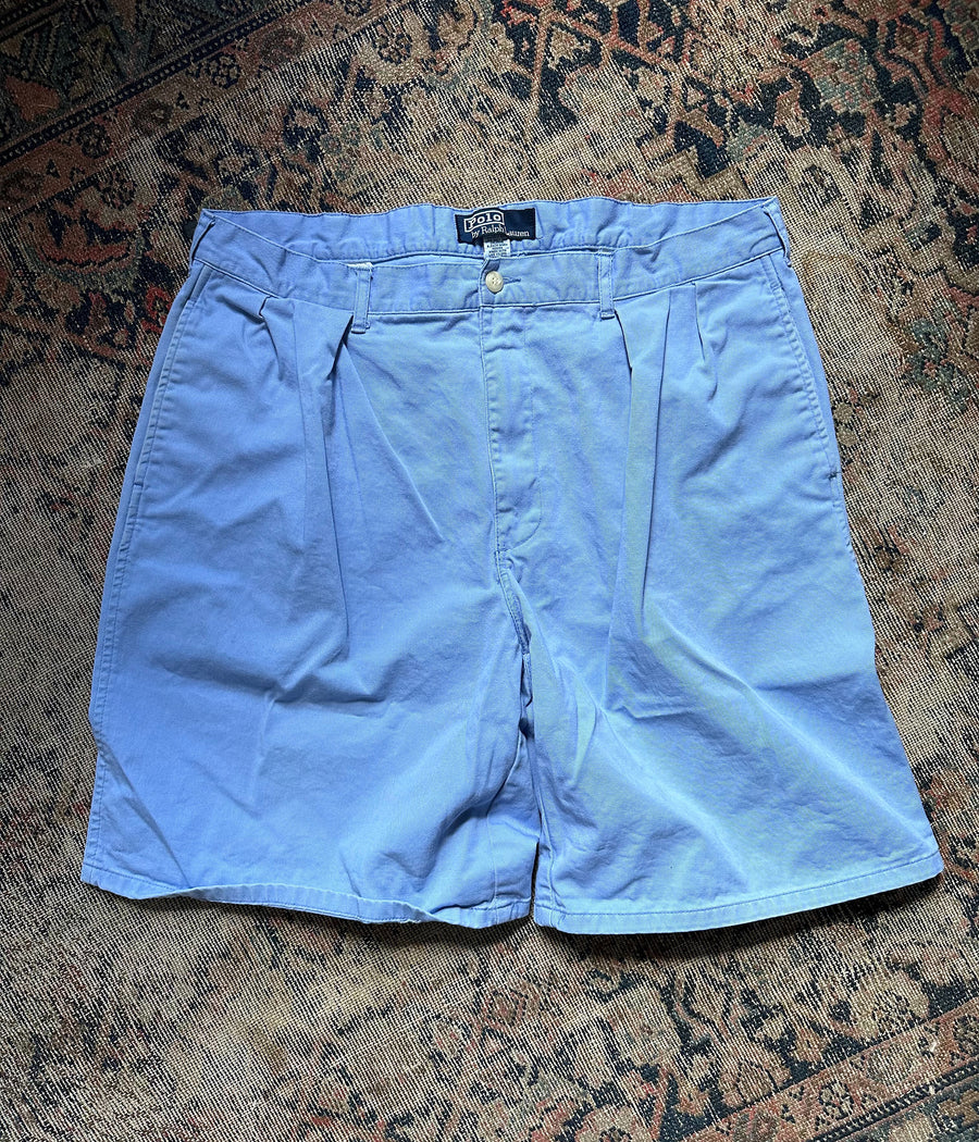 Vintage Polo Chino Pleated Shorts