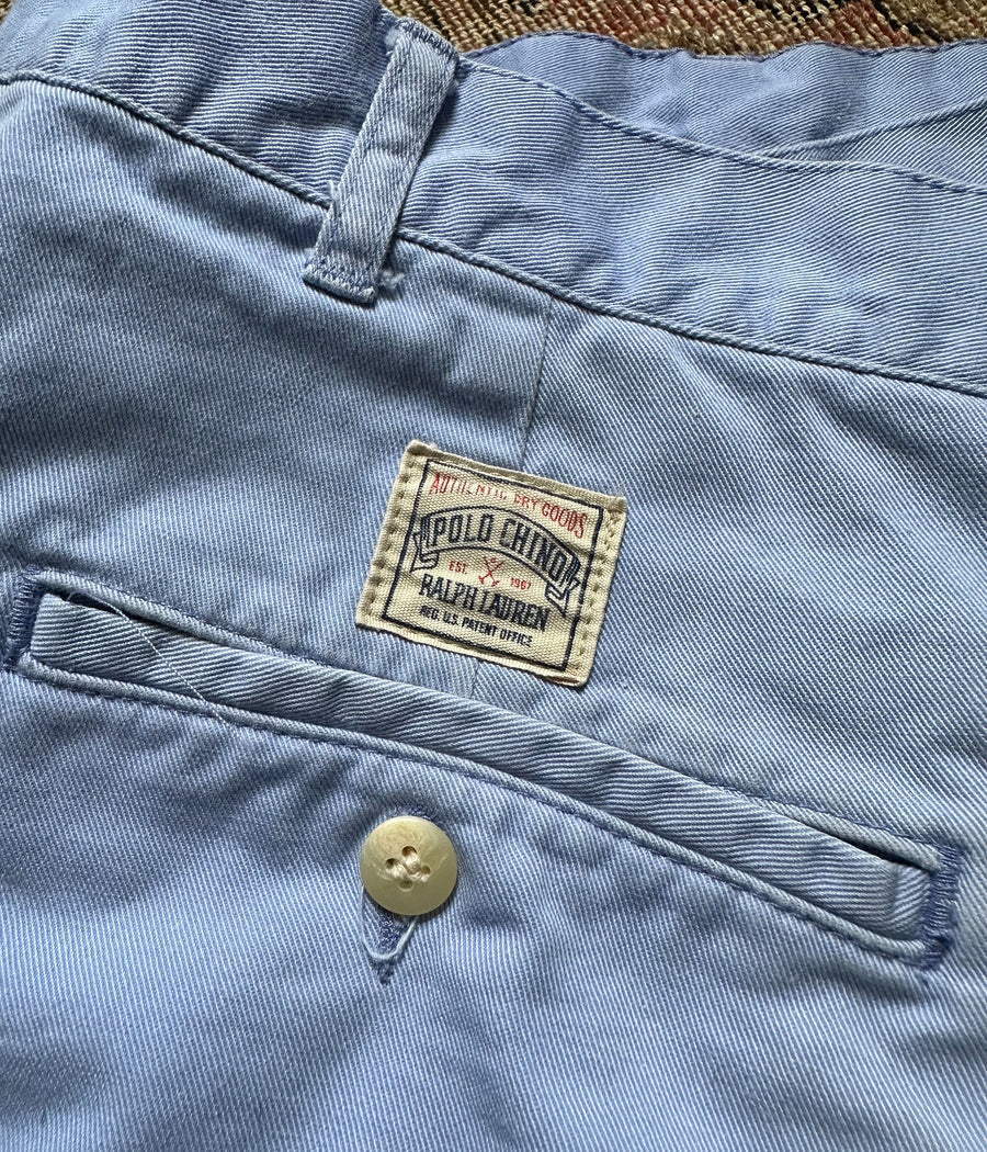 Vintage Polo Chino Pleated Shorts