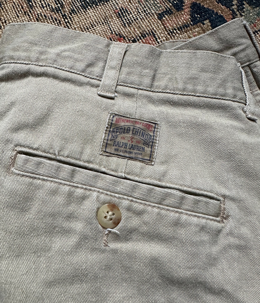 Vintage Polo Chino Peated Shorts