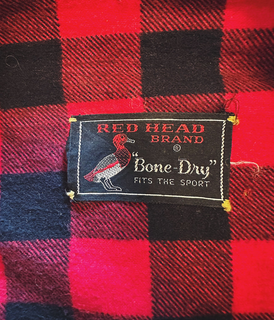 Vintage Red Head Canvas Hunting Jacket – Large